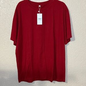 Deep Red Men's Short Sleeve Tee